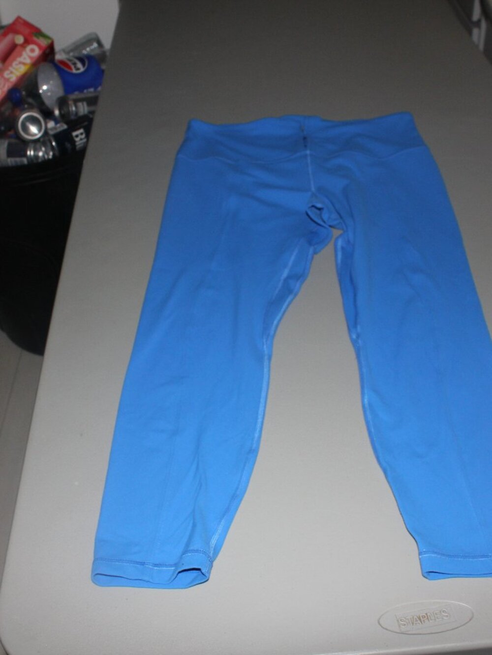 Blue LuluLemon High Rise Front Zip Pants Size 12